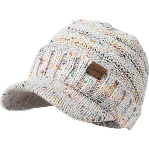 ✨ Clothirily Knit Beanie Women Grey Winter Warm Stylish Soft Stretch Cute Hats